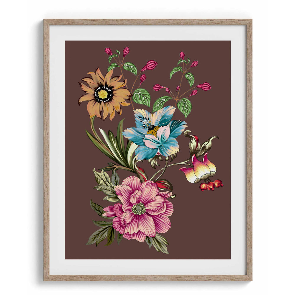 Azure Bloom Canvas Wall Paintings