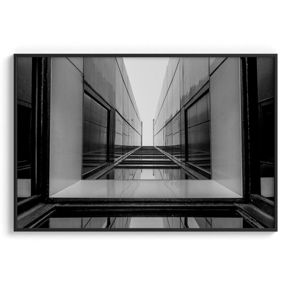 Greyscale Granduer Wall Art Painting