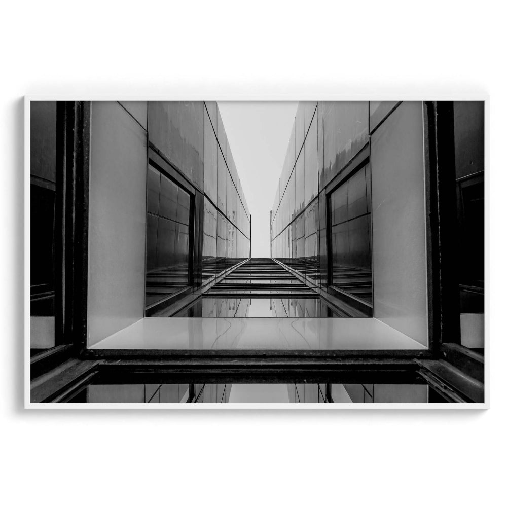 Greyscale Granduer Wall Art Painting