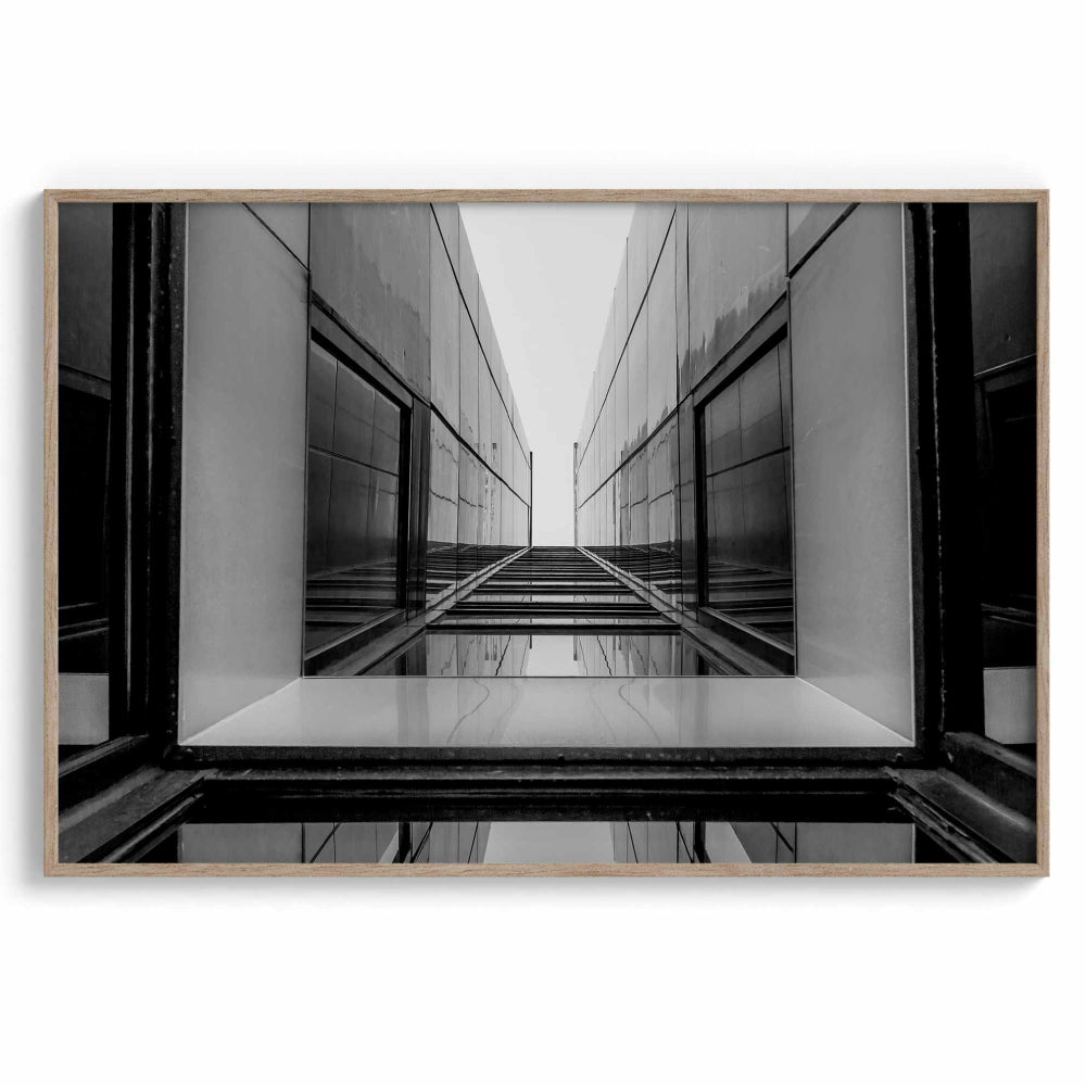 Greyscale Granduer Wall Art Painting