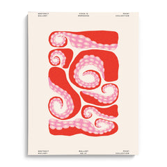 Abstract Squid Swirls Art Print