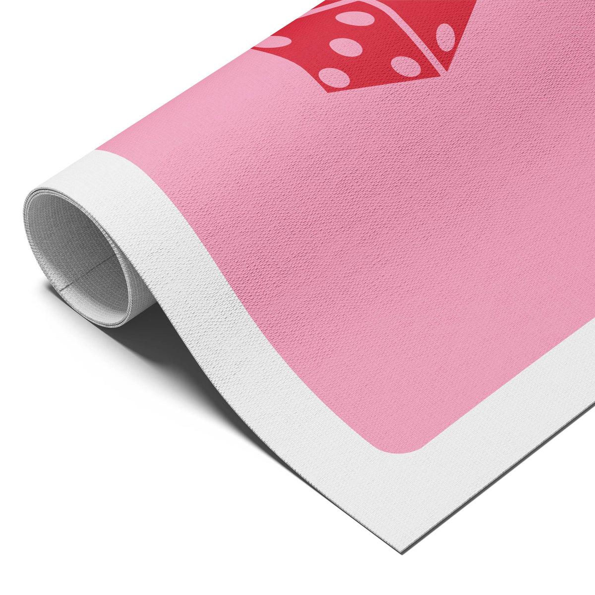 Ace of Spades Dice Card Print