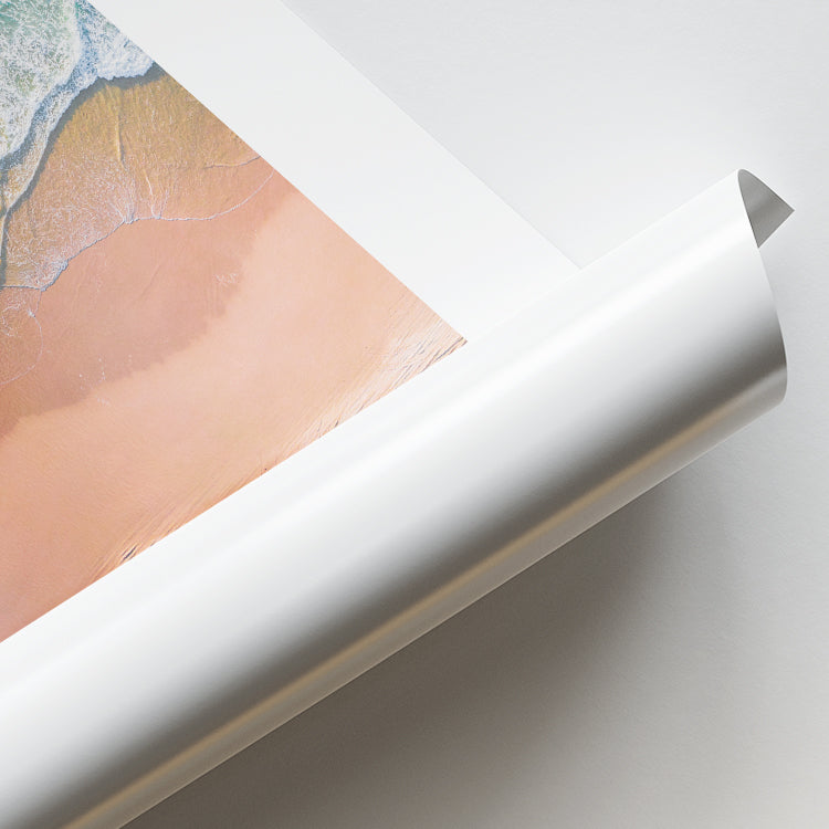 Aerial Ocean & Sand Gradient