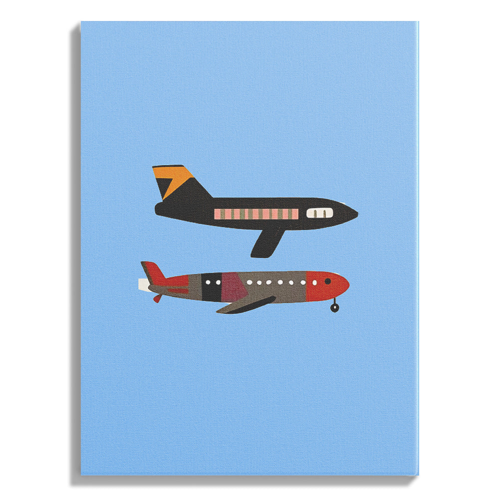 Airplanes in Flight Kids Poster