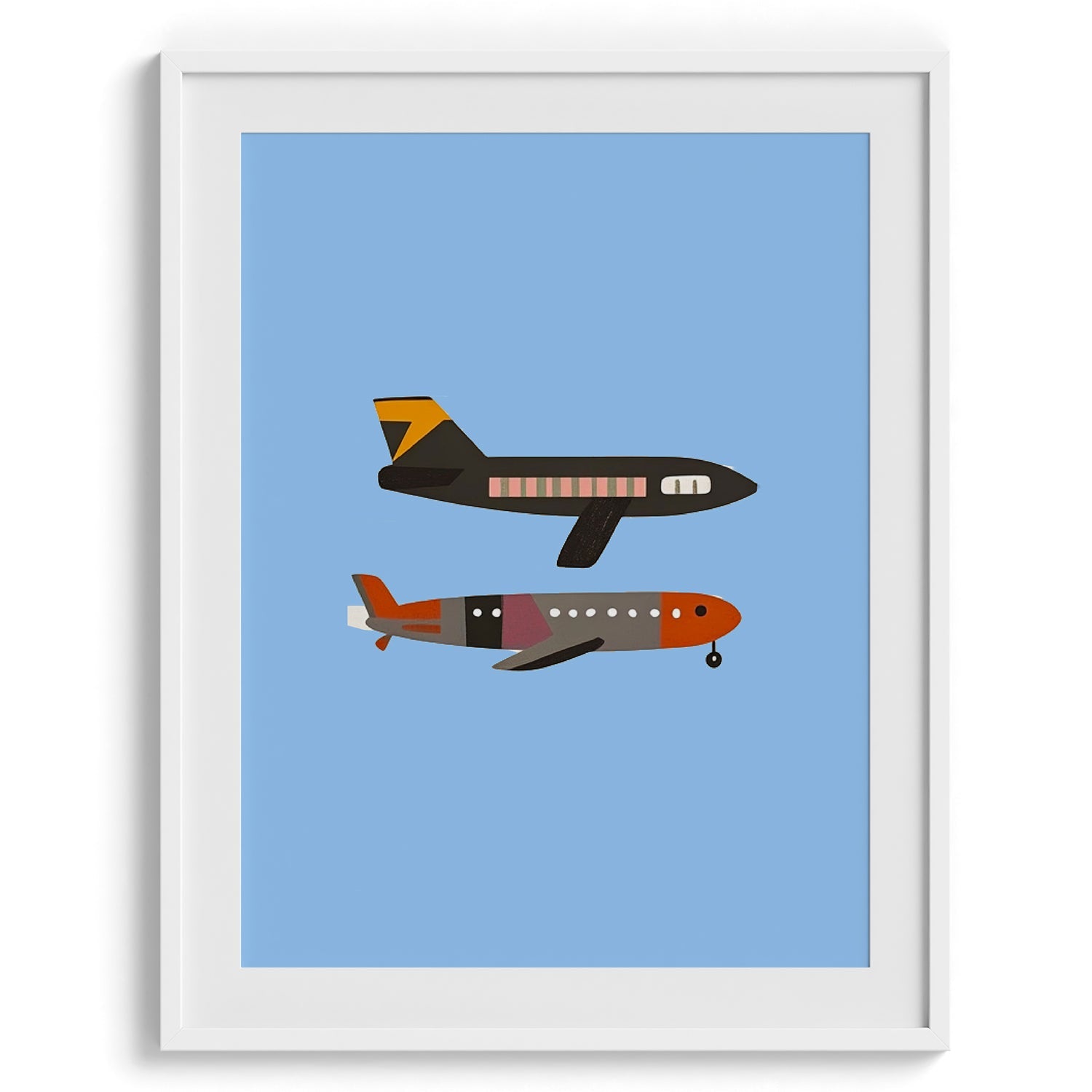 Airplanes in Flight Kids Poster
