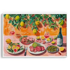 Antipasto & Wine Wall Painting For Kitchen