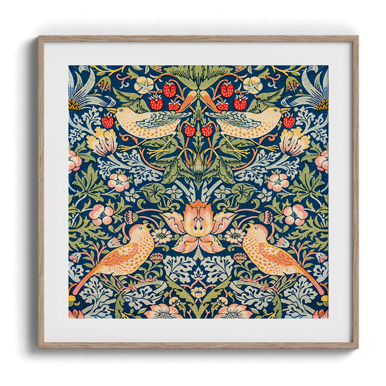 Birds & Blossoms Folk Art Pattern