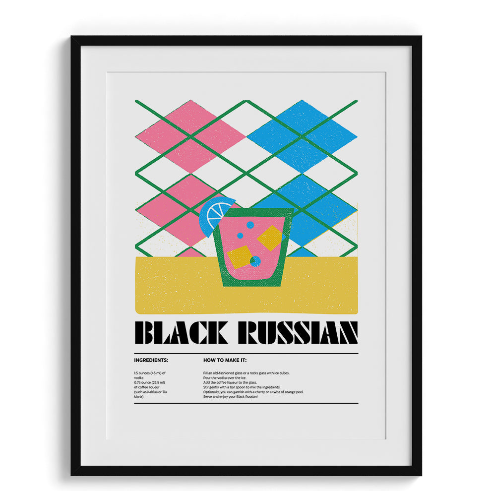 Black Russian Canvas Wall Paintings