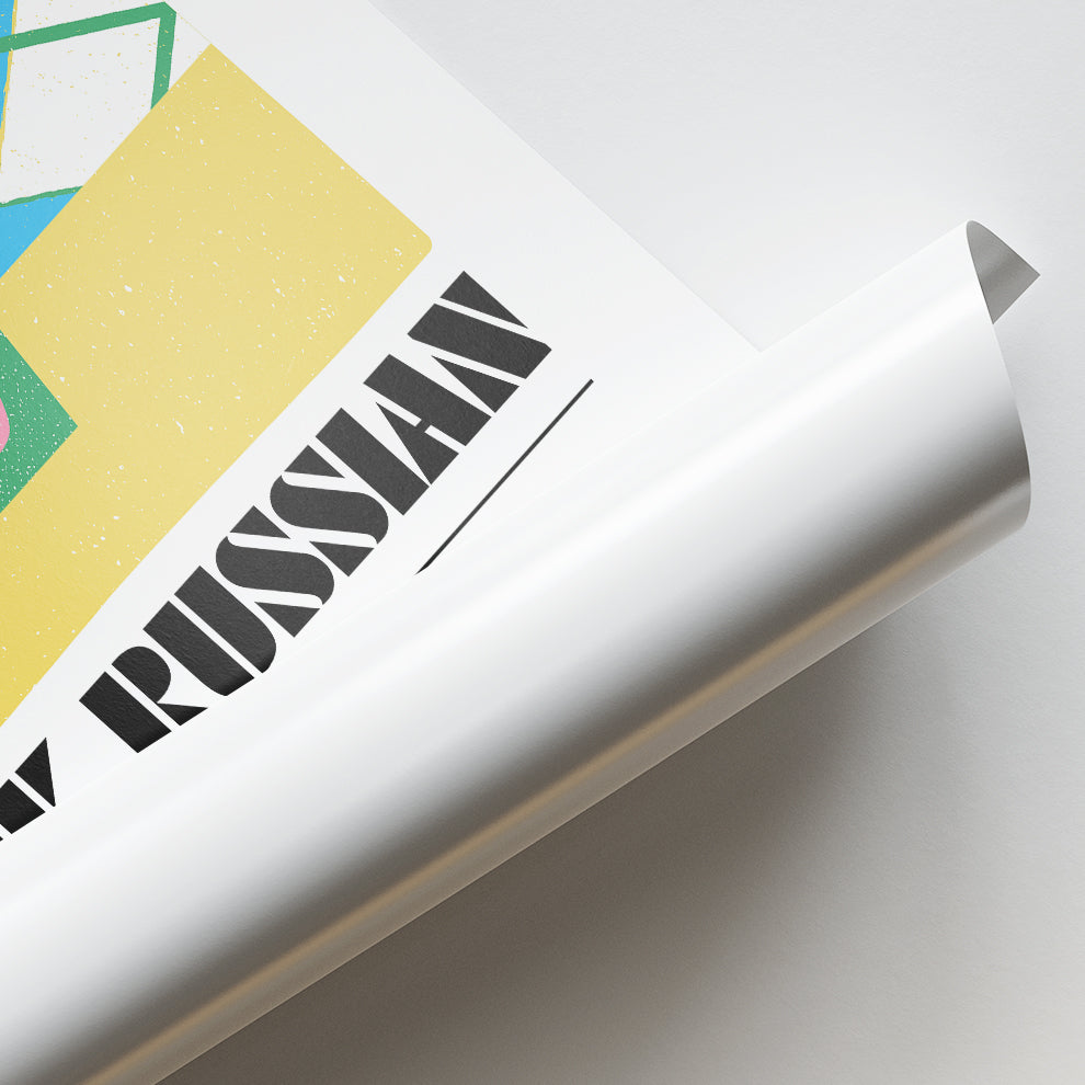 Black Russian Canvas Wall Paintings