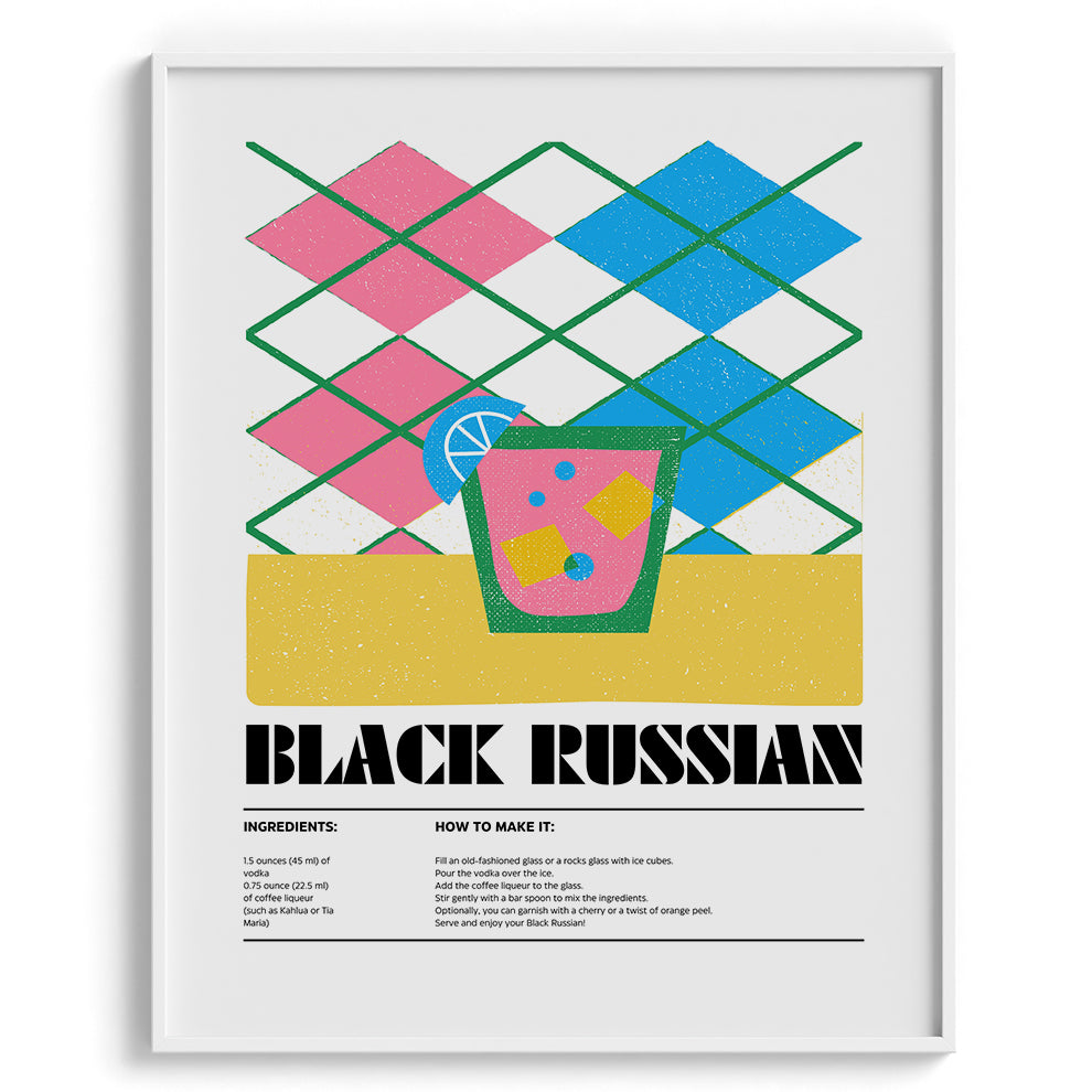 Black Russian Canvas Wall Paintings