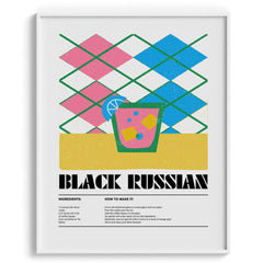 Black Russian Canvas Wall Paintings