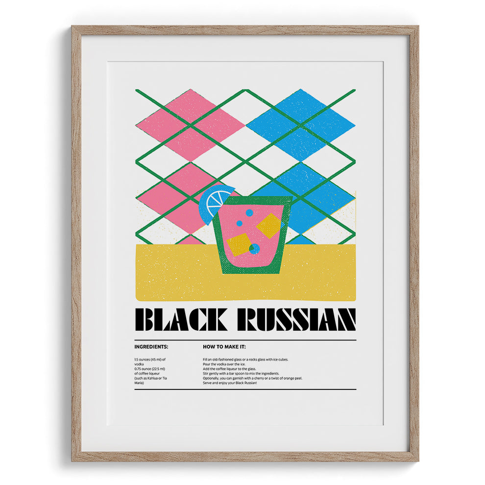 Black Russian Canvas Wall Paintings