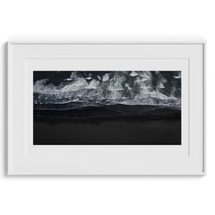 Black Sand Beach with Waves