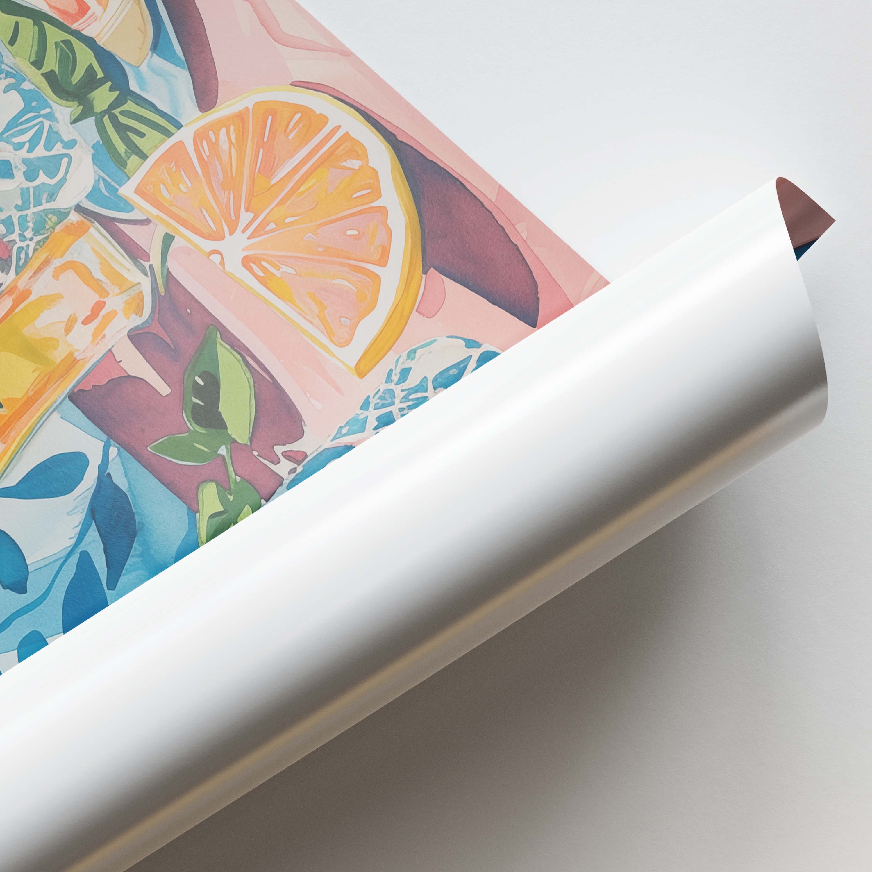 Botanical Lemonade Wall Art Frames