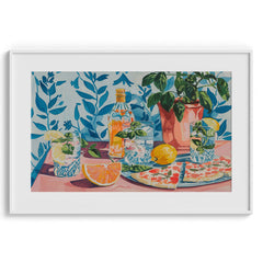 Botanical Lemonade Wall Art Frames