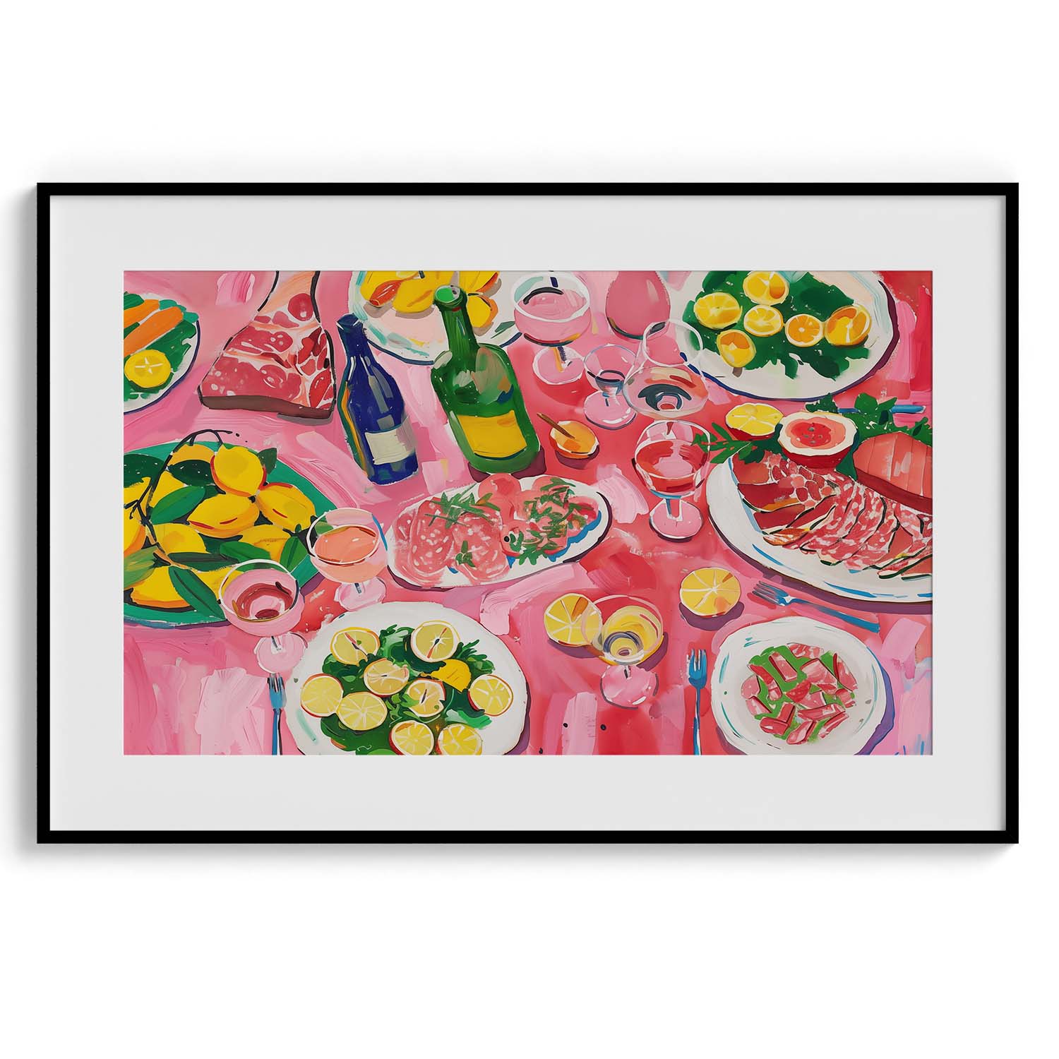 Brunch Extravaganza Canvas Wall Art