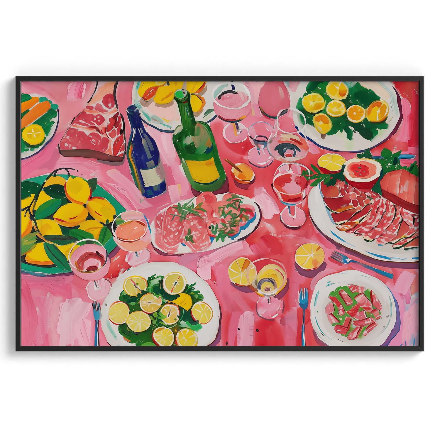 Brunch Extravaganza Canvas Wall Art