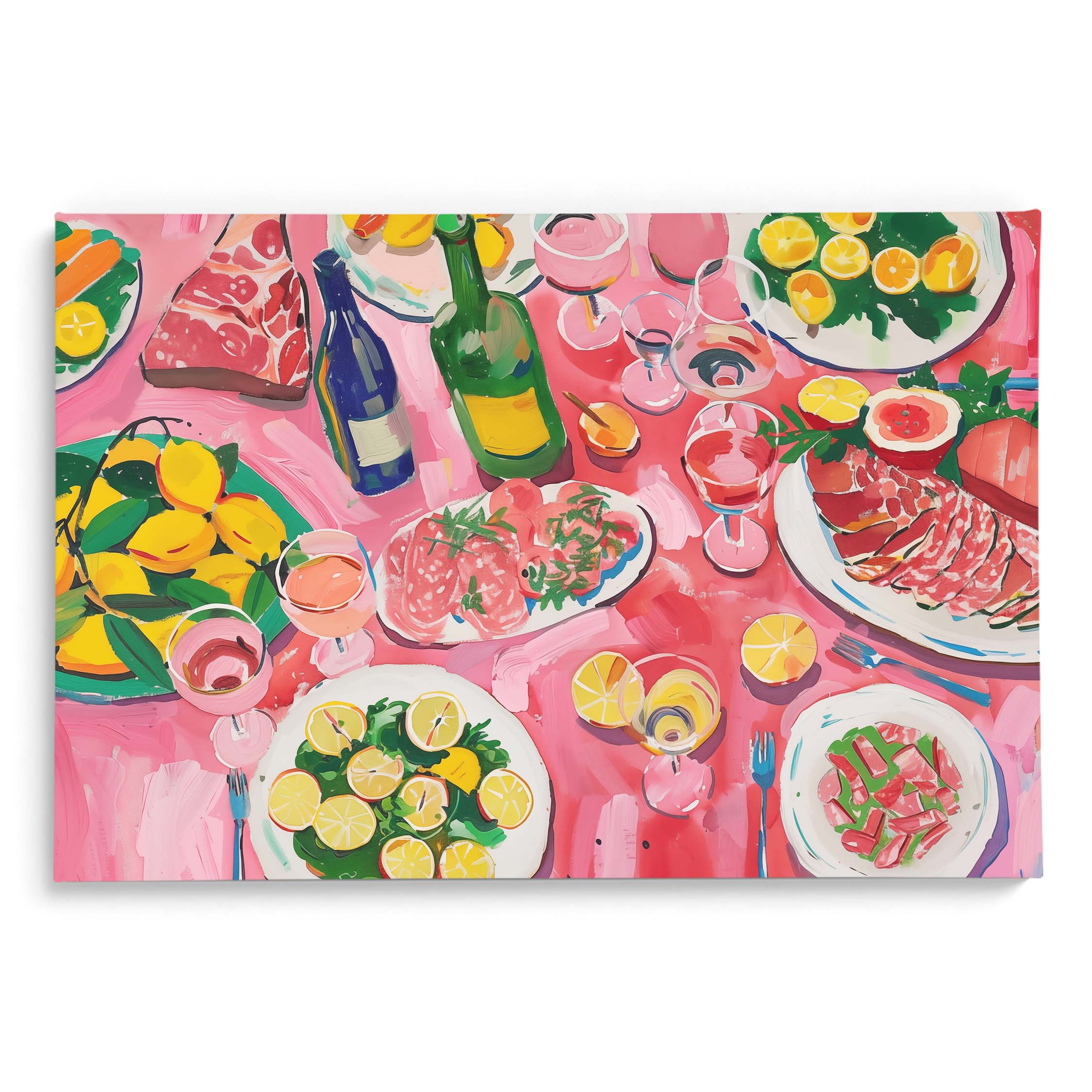 Brunch Extravaganza Canvas Wall Art