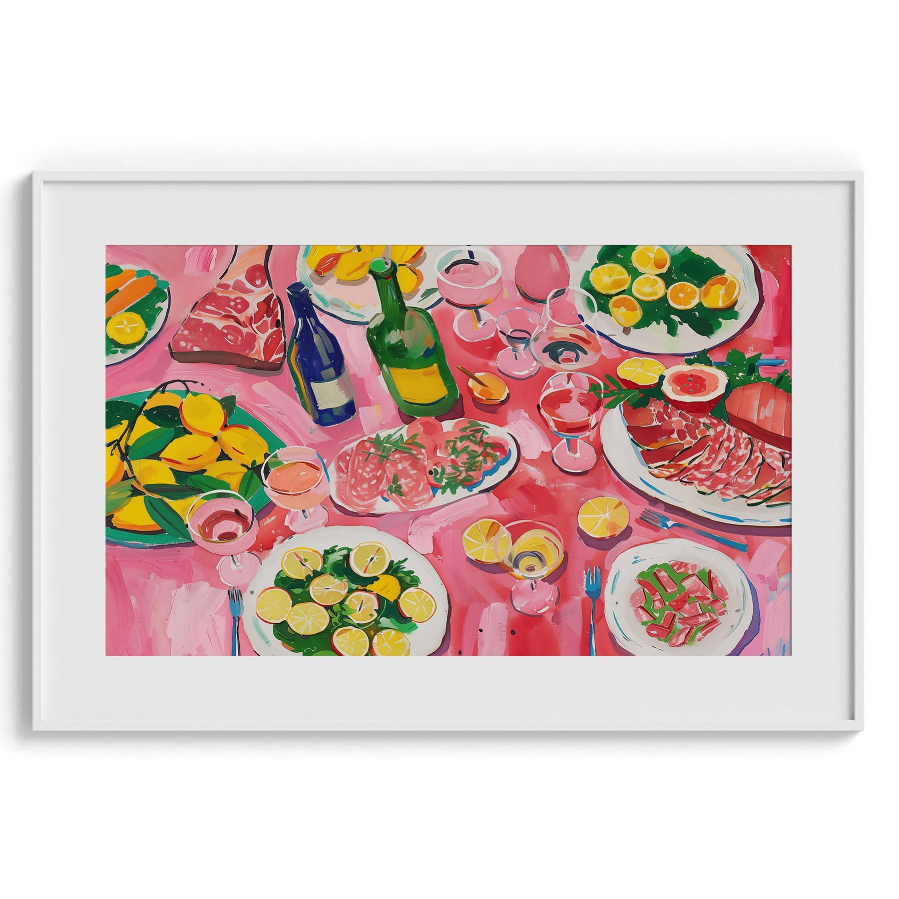 Brunch Extravaganza Canvas Wall Art