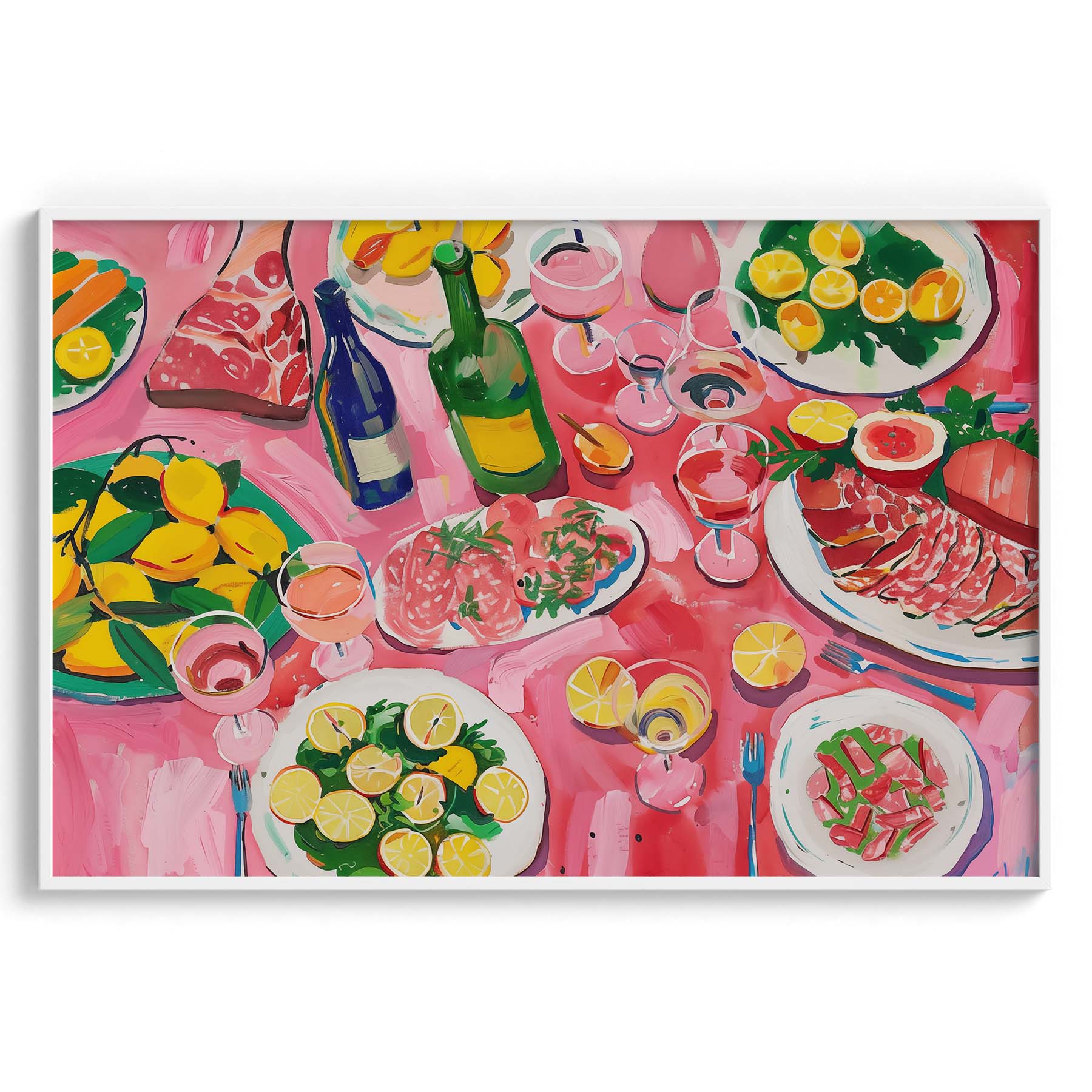 Brunch Extravaganza Canvas Wall Art