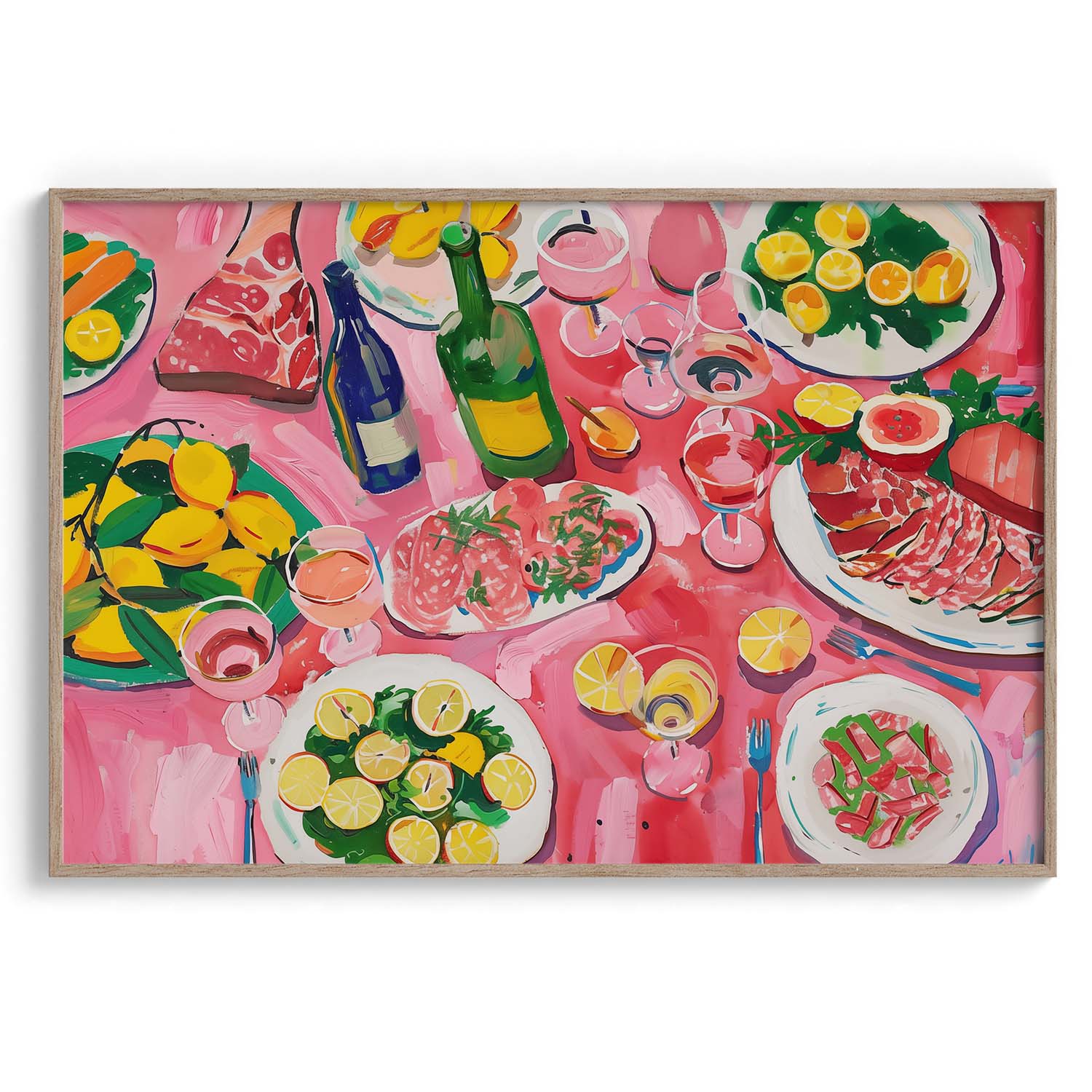 Brunch Extravaganza Canvas Wall Art