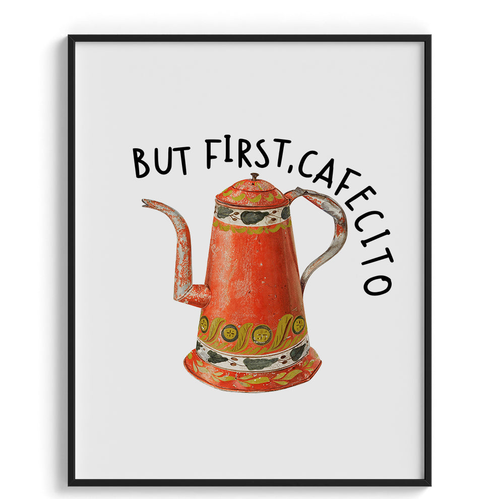 But First Cafe Cito Modern Wall Art