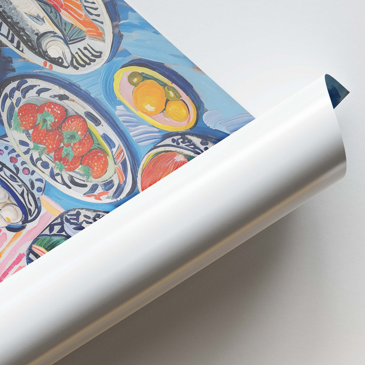 Citrus Blossom Table Wall Art Decor