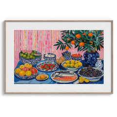 Citrus Blossom Table Wall Art Decor