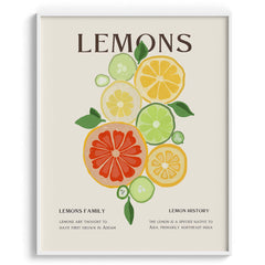 Citrus Family Canvas Wall Paintings