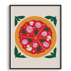  Classic Italian Pizza Art Print