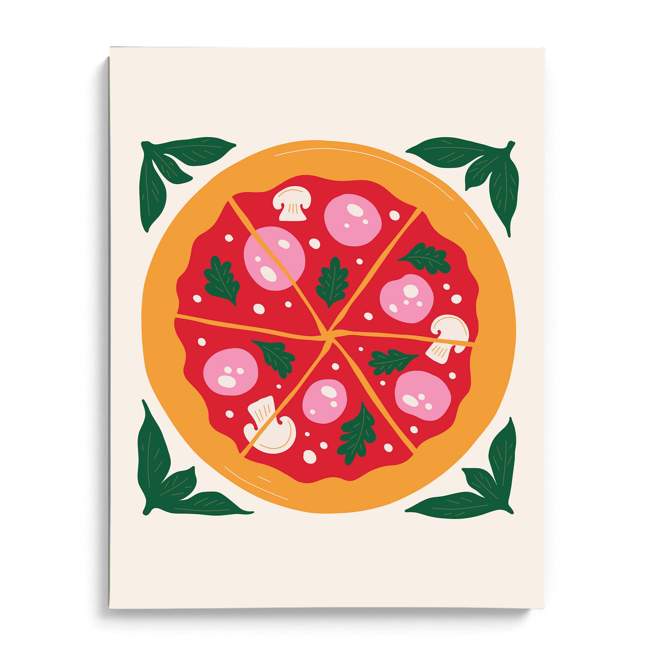  Classic Italian Pizza Art Print