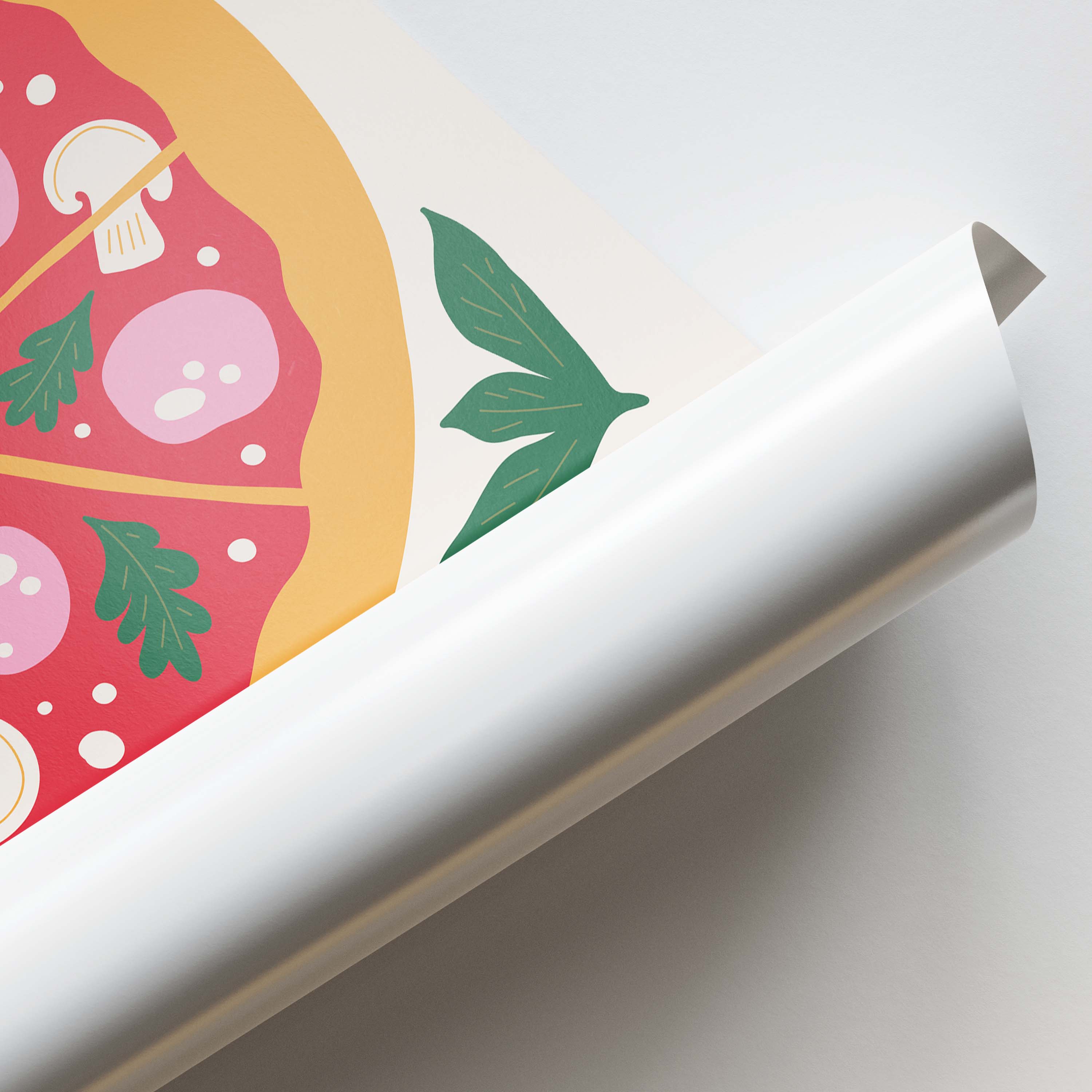  Classic Italian Pizza Art Print