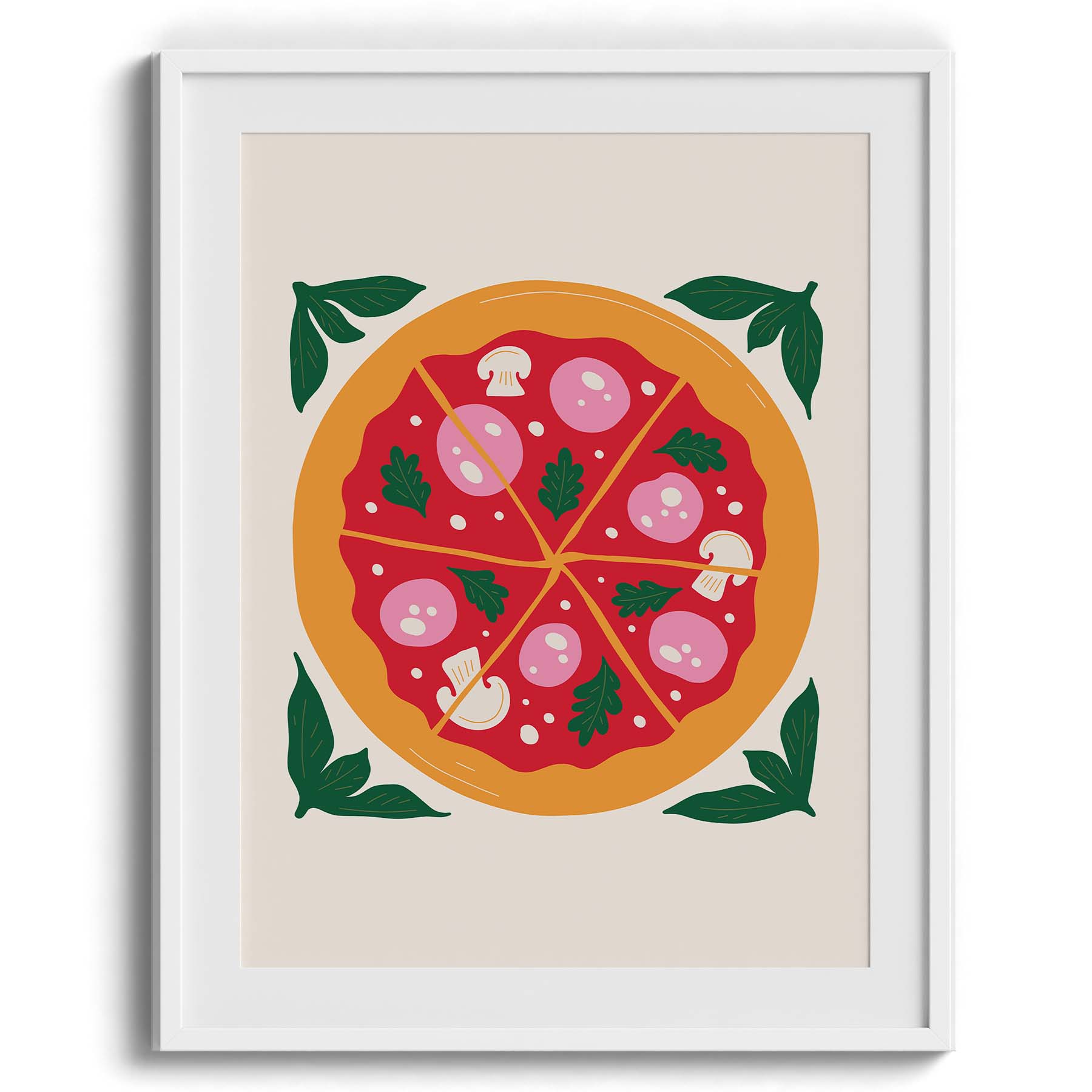  Classic Italian Pizza Art Print