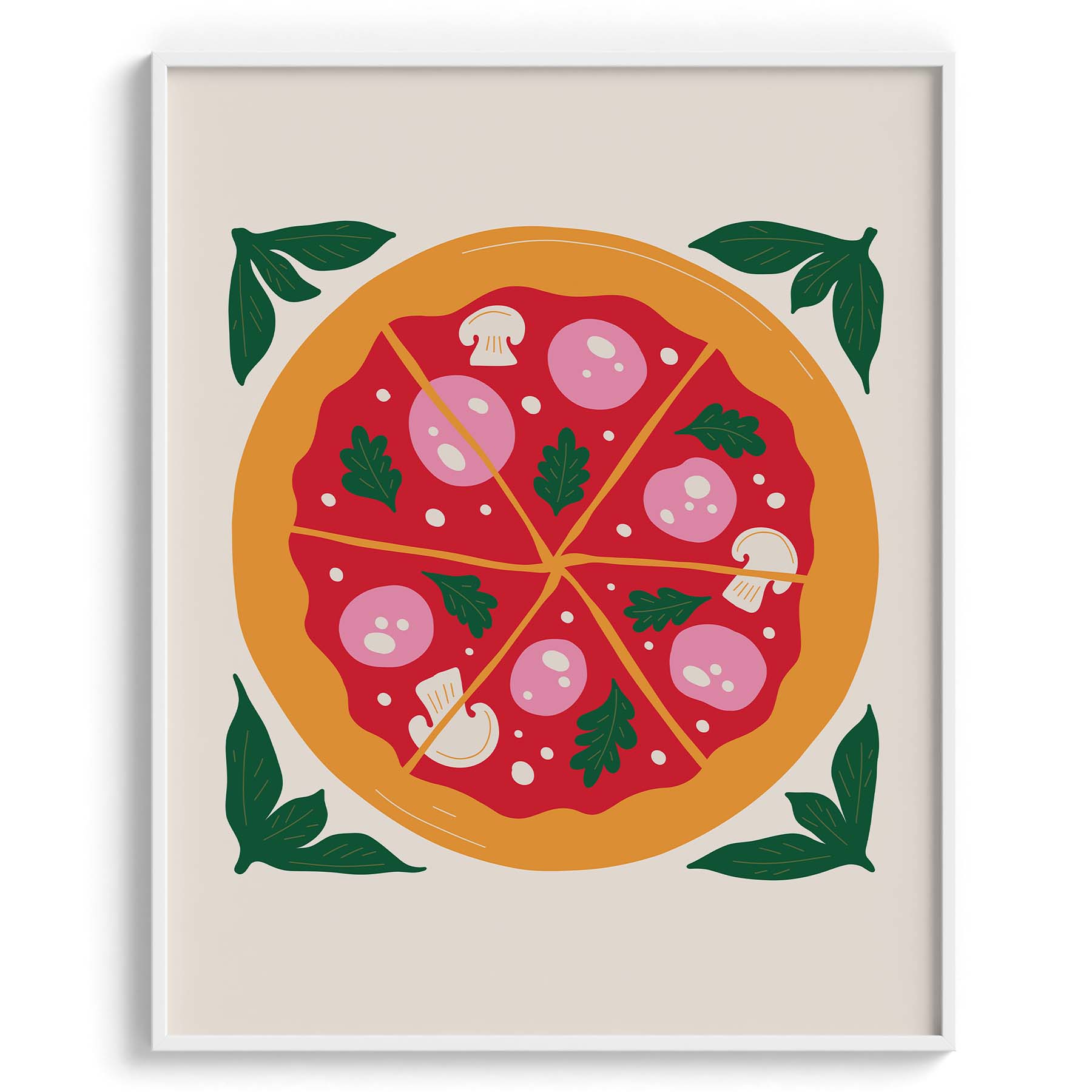  Classic Italian Pizza Art Print