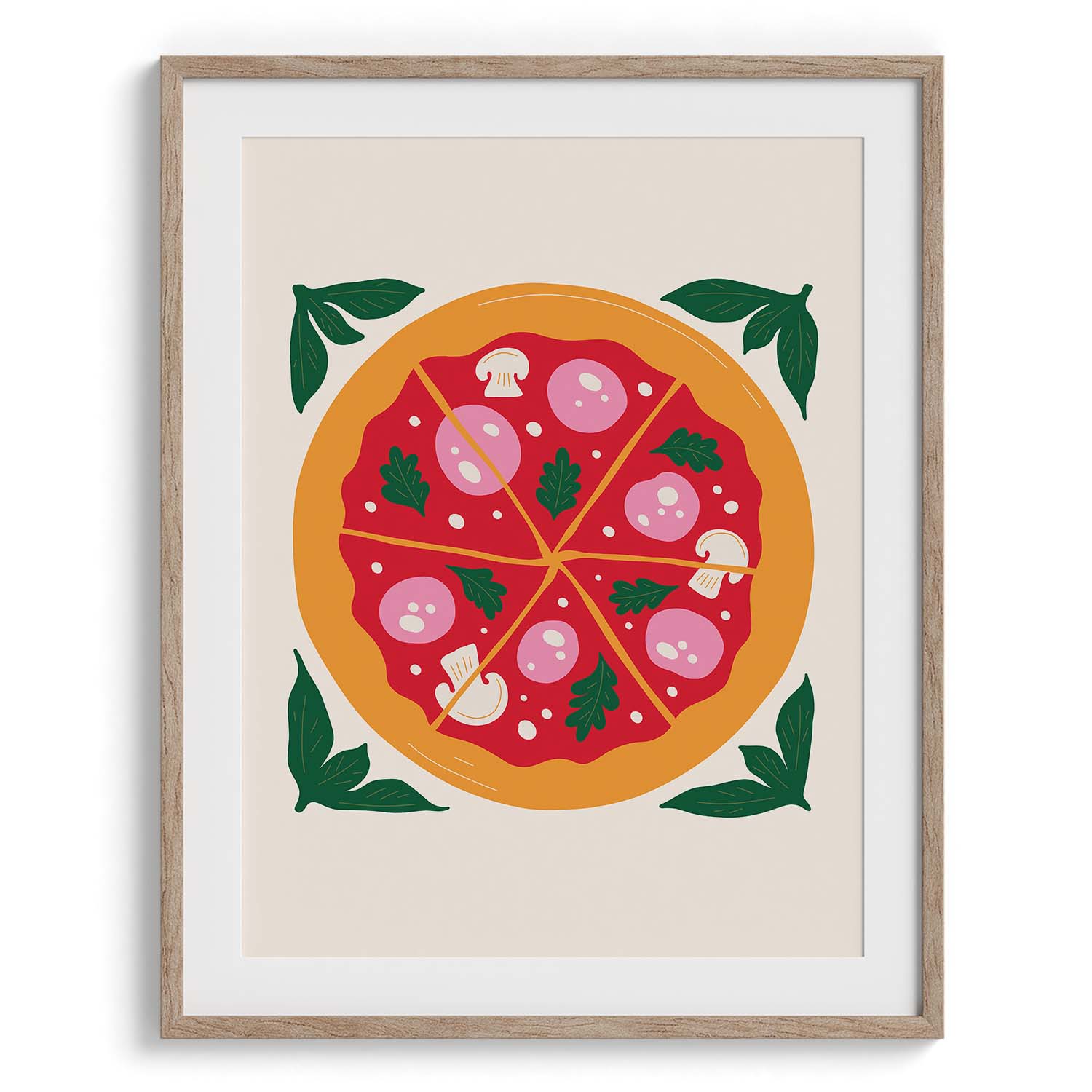  Classic Italian Pizza Art Print
