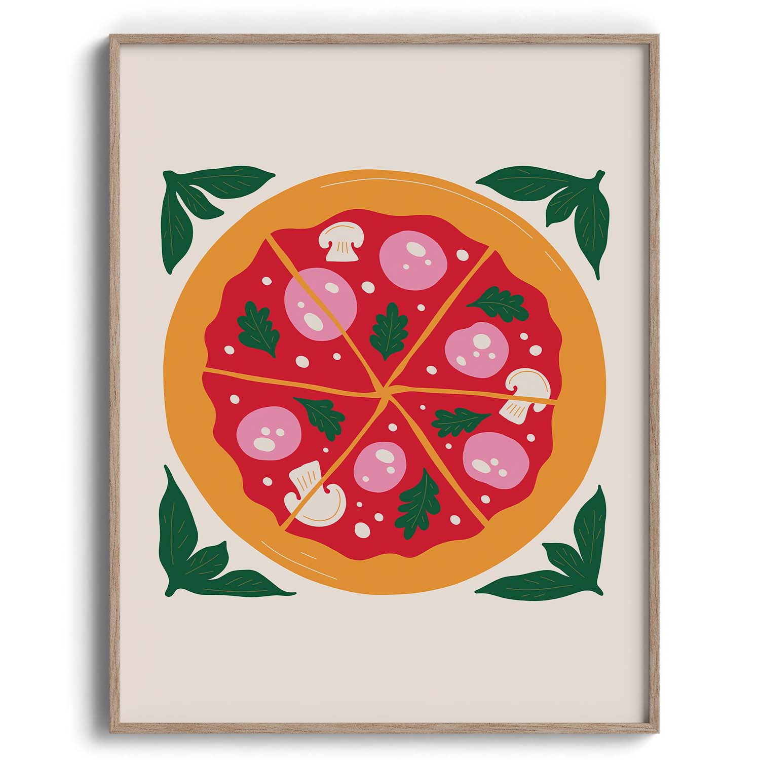  Classic Italian Pizza Art Print
