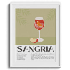 Classic Sangria Framed Art For Wall