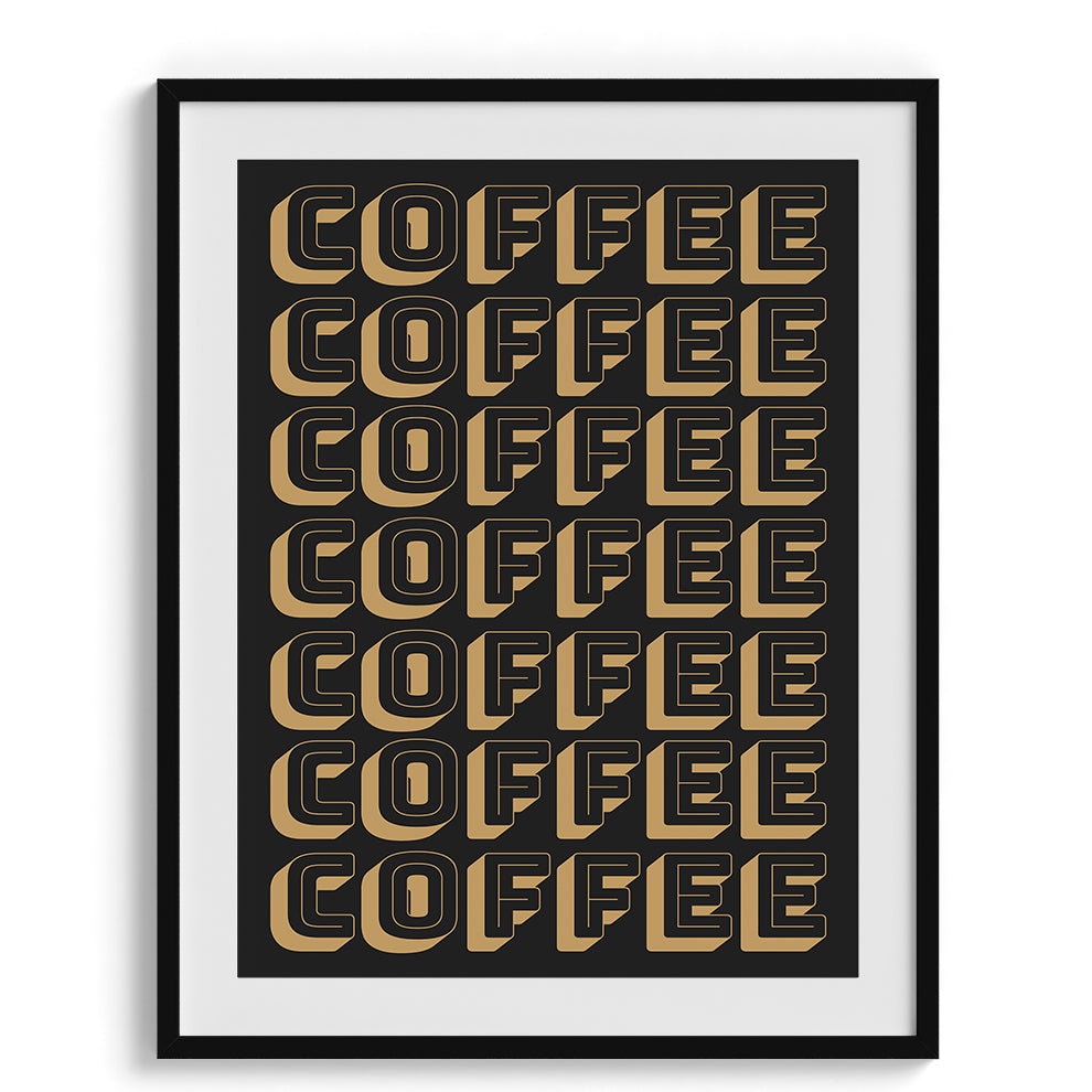 Coffee Repeats Wall Art Frames