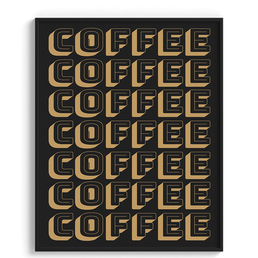 Coffee Repeats Wall Art Frames