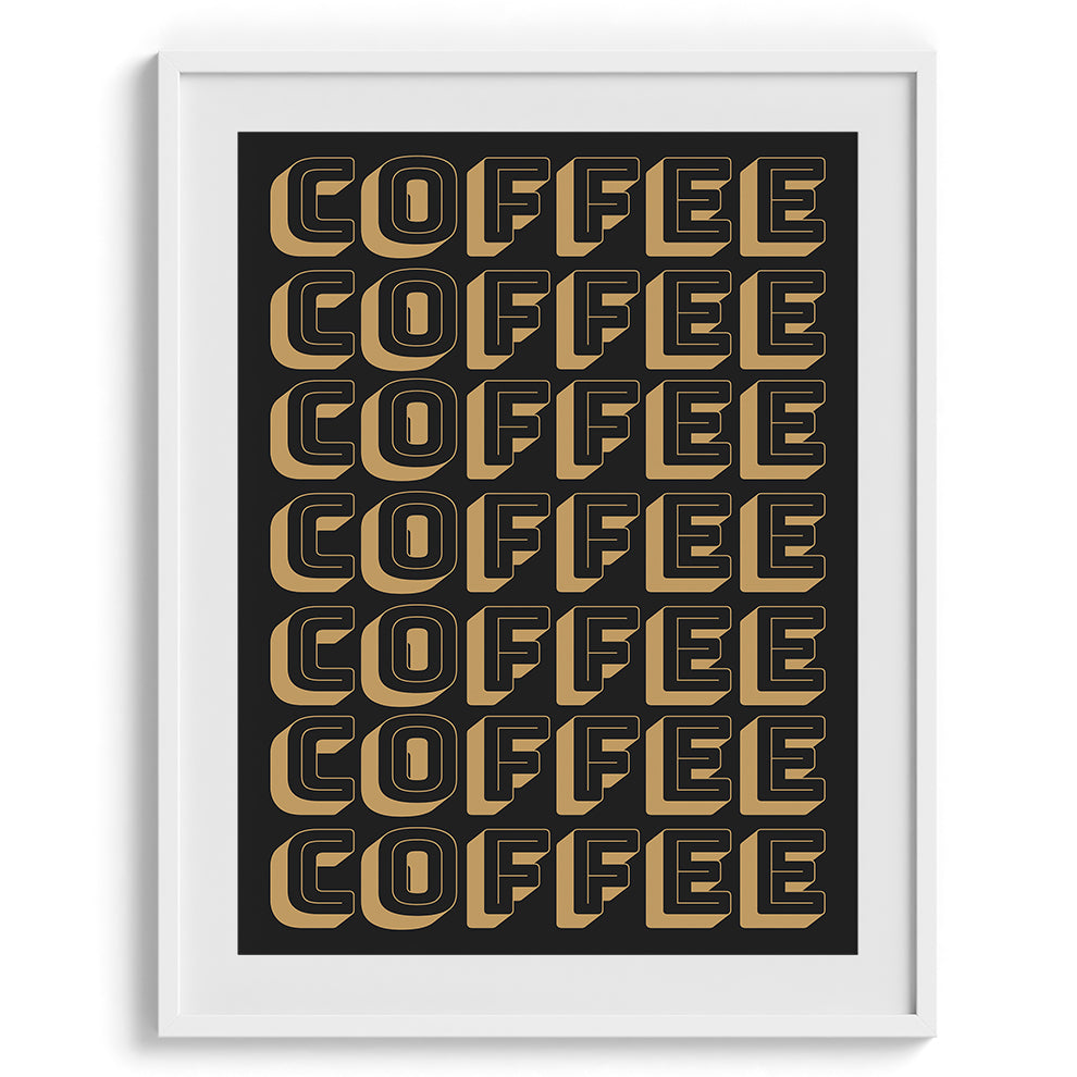 Coffee Repeats Wall Art Frames