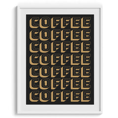 Coffee Repeats Wall Art Frames