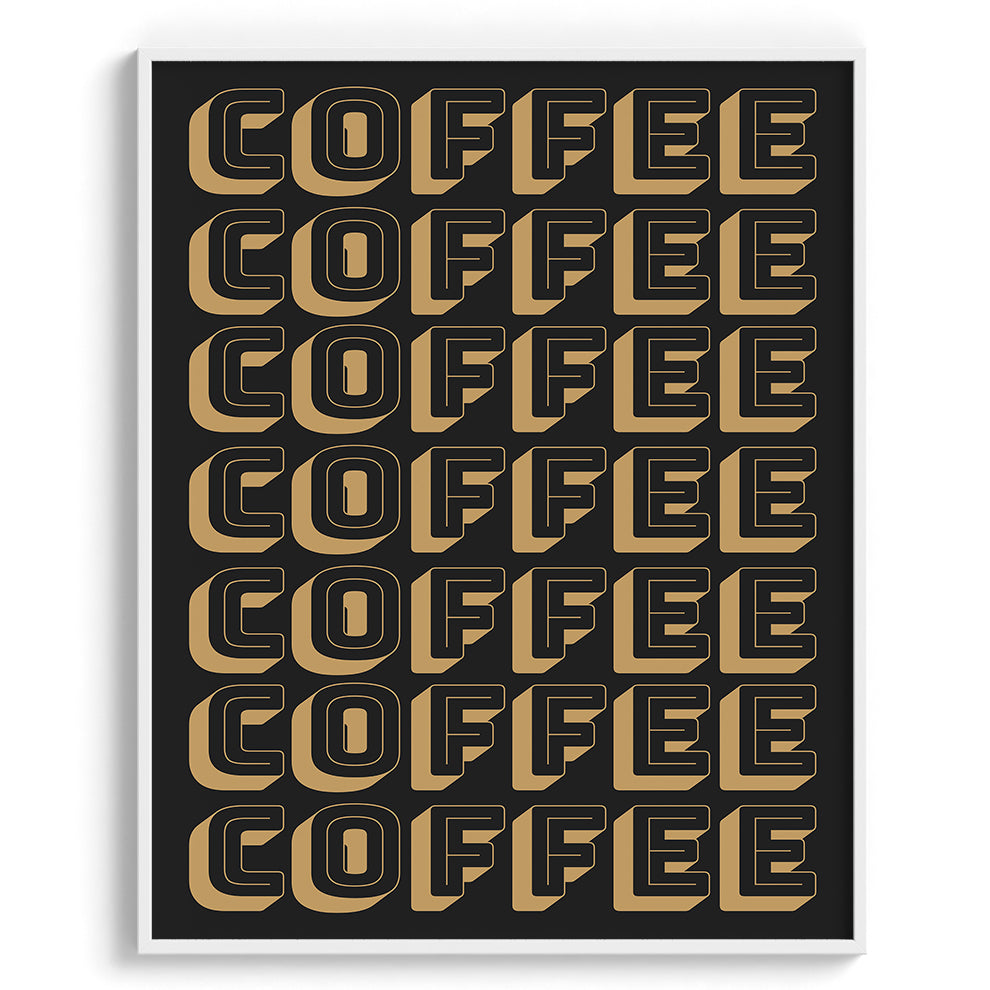 Coffee Repeats Wall Art Frames