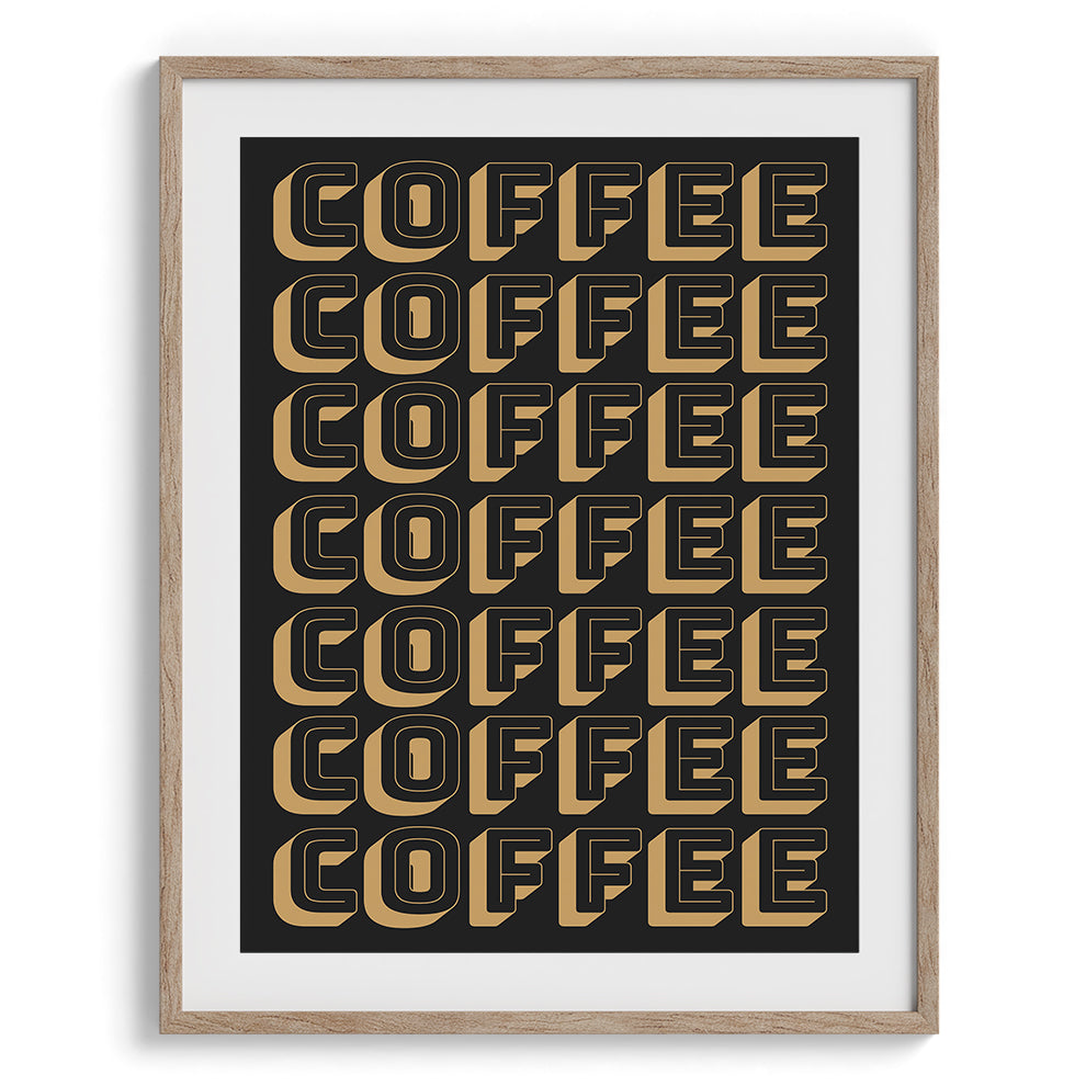 Coffee Repeats Wall Art Frames