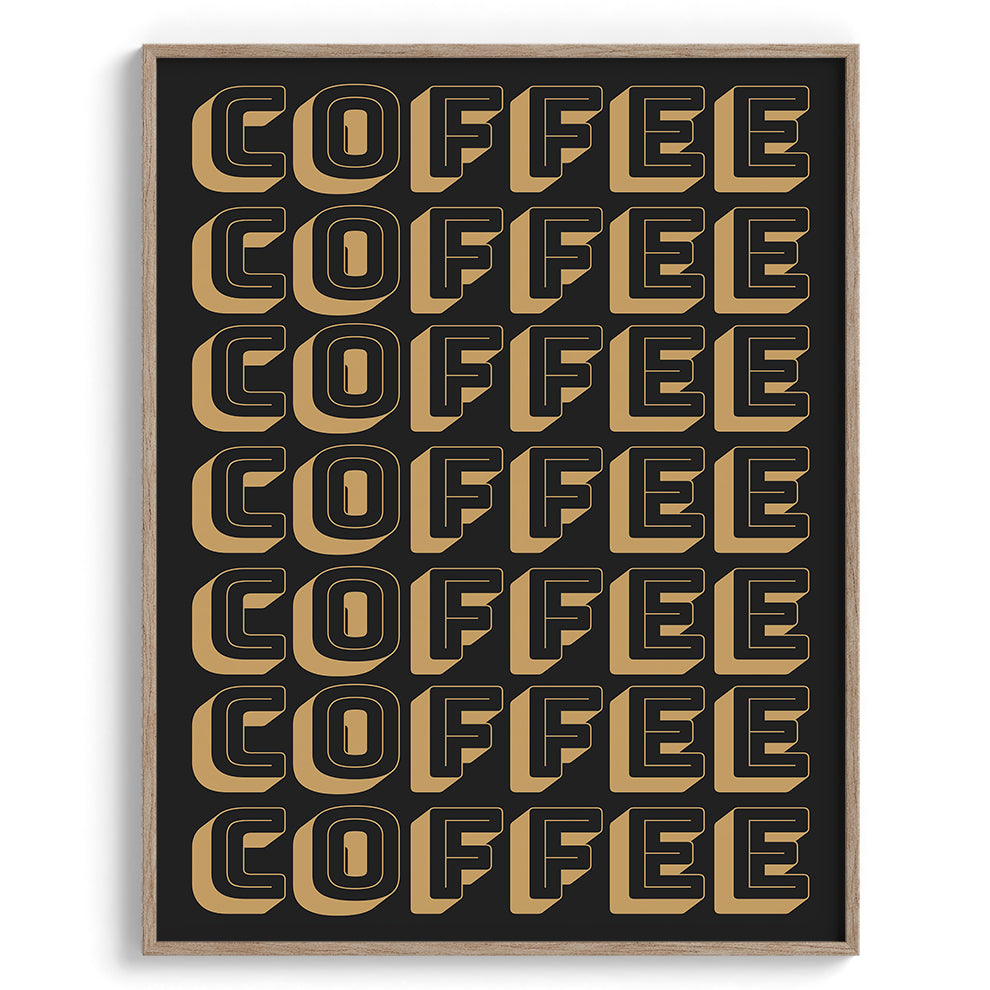 Coffee Repeats Wall Art Frames