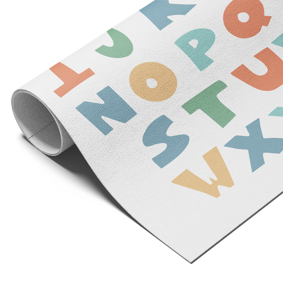 Colorful Alphabet Learning Print Wall Frame | Buy Custom Art Frames at ...