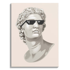 Cool Classic Bust with Pixel Shades
