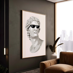 Cool Classic Bust with Pixel Shades