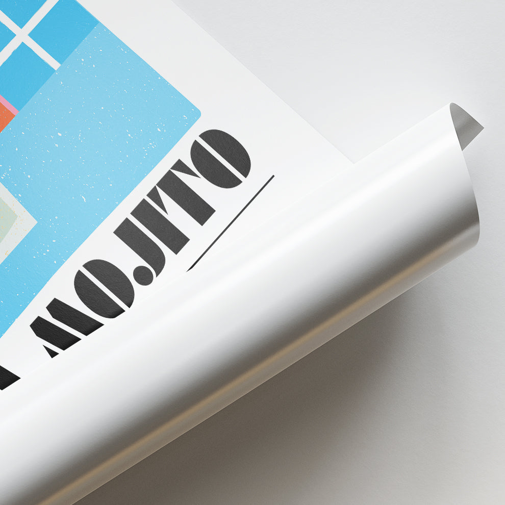 Cuba Mojito Modern Wall Art