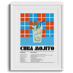 Cuba Mojito Modern Wall Art