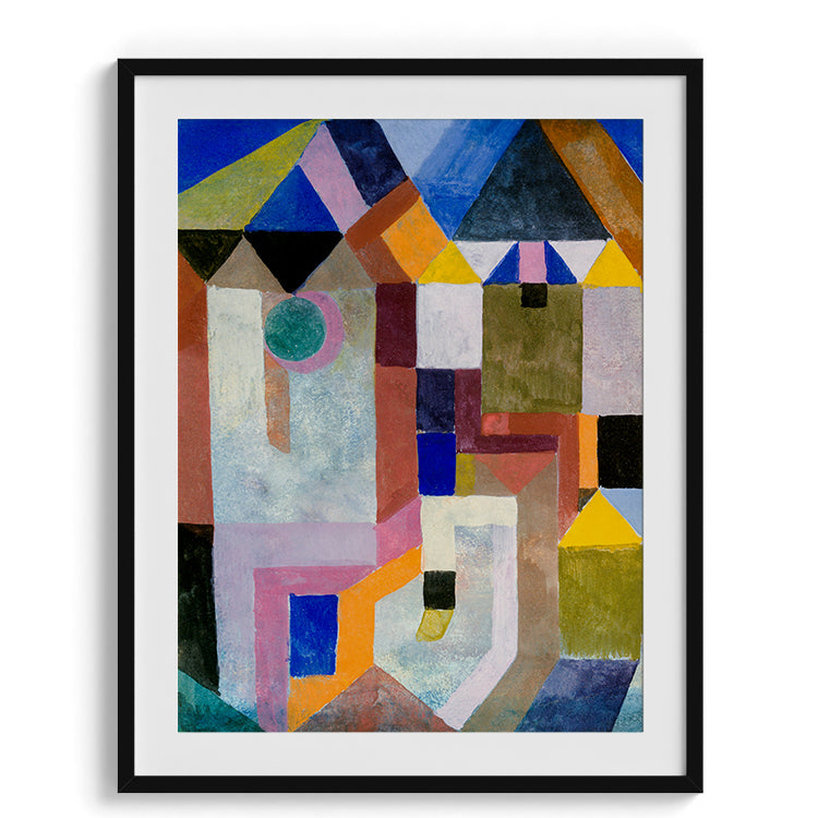 Cubist Abstract Geometric Blocks